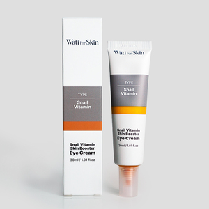 Wati For Skin Snail Vitamin Skin Booster Crème pour les yeux 30ml |   Traitement anti-âge et éclaircissant pour les yeux avec technologie des cellules souches - Product Image 1