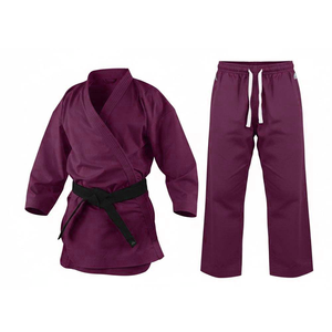 <b>Brown</b> Judo Uniform Set Regular Fit Unisex Adult Durable Cotton Martial Arts Wear - Product Image 4