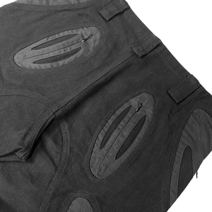 Jeans baggy pour hommes personnalisés Y2K avec coutures courbées, style streetwear, coupe ample, denim respirant de poids moyen, style décontracté d'automne - Product Image 6