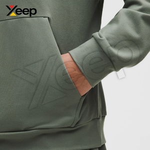 เสื้อฮู้ดดี้ XEEP รุ่น XC-MH-24 ดีไซน์ลำลองสำหรับฤดูหนาว มีกระเป๋าหน้า พิมพ์ลาย ผลิตจากผ้าโพลีเอสเตอร์/คอตตอน ทรงปกติ ระบายอากาศได้ดี แห้งเร็ว - Product Image 4