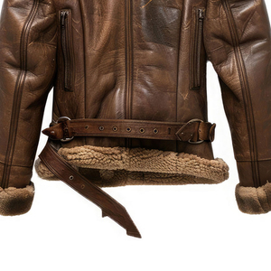 Affordable Price New Latest Fashion Design Fur Collar Sherpa <b>Jacket</b> For Man Customized Modern Style <b>Sheepskin</b> Leather Sherpa - Product Image 6