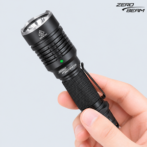 Lampe de poche LED ZEROBEAM T20, 3100 Lumens, étanche IPX8, rechargeable, portée du faisceau de 340m, pour randonnée et plongée, corps en alliage d'aluminium - Product Image 1