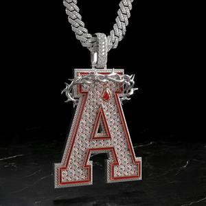 จี้เพชรคู่แบบกำหนดเองทรงกลมเจียระไนวิบวับ VVS มอยส์ซาไนต์ เงินสเตอร์ลิง สำหรับเครื่องประดับโมเสกหรูหราที่ได้รับการรับรอง - Product Image 1