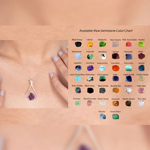 Vente en gros pendentif en cristal d'agate brute amazonite naturelle réglage de lunette forme irrégulière collier à faire soi-même fait à la main mode vintage - Product Image 2