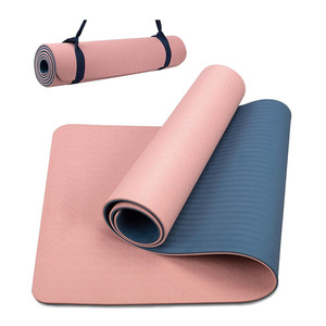 Tapete de Yoga de PVC Impreso Personalizado de Alta Calidad, Ligero, Duradero y Antideslizante para Ejercicios en Casa o Gimnasio - Product Image 1