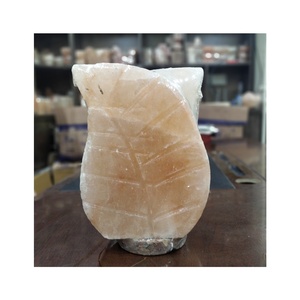 Lámparas de Sal Talladas Ecológicas con Forma de Flor del Himalaya, Diseño Único, Luz Nocturna para Halloween, Navidad, Año Nuevo - Product Image 3