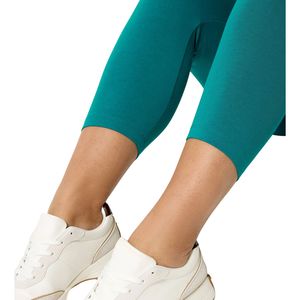 Custom Wholesale Women Plus Size High Waisted Capri Yoga Leggings Solid Four-Way Stretch Fitness Workout <b>Pants</b> OEM ODM - Product Image 5