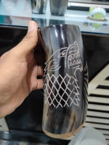 Cuerno Vikingo Genuino para Beber, Hecho a Mano, de Origen Ético, Sellado, Resistente al Agua, Tamaño Personalizado, Etiqueta Privada, Pedido al por Mayor, MOQ Bajo - Product Image 2