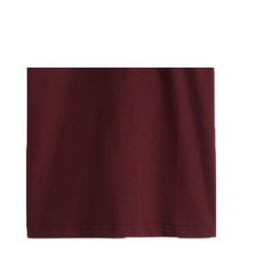 Women's Plus Size Casual Crew Neck Short Sleeve <b>Long</b> <b>T</b>-<b>Shirt</b> 100% Organic Cotton Canvas Breathable Eco-Friendly Embossed 220g - Product Image 3