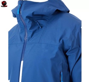 <b>Mens</b> Softshell Waterproof Puffer Jacket Sporty Hooded Quick Dry Breathable Polyester <b>Raincoat</b> Outdoor Travel Coat - Product Image 3