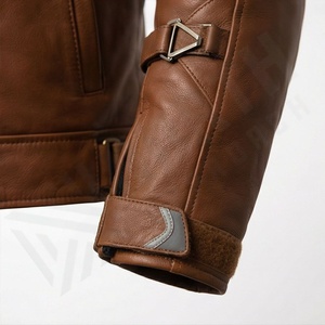 Chaqueta de Motociclista de Cuero Genuino para Hombre de la Mejor Calidad, Nueva Colección de Invierno, Chaquetas de Motocicleta con Protecciones Desmontables Personalizadas - Product Image 6