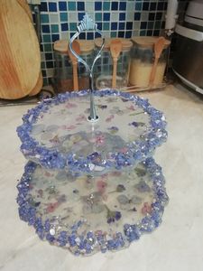 Unique Resin <b>Cake</b> Stand Crafted For Stylish Dessert Presentation <b>Wedding</b> Events And Party Decorations - Product Image 5