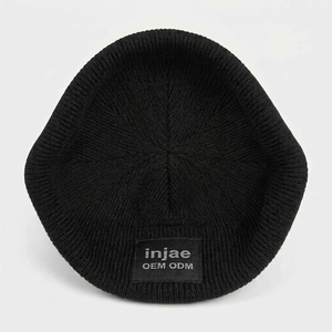 Custom <b>Beanie</b> Woven Label Headwear Gorras Cap Hats 56-58cm Head Circumference OEM ODM Low MOQ - Product Image 5