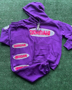 ชุดจ็อกเกอร์ผ้าฝ้าย 100% พิมพ์ลายสตรีทแวร์สีพื้นหนานุ่มมีฮู้ดแฟชั่นสำหรับผู้ชายมาใหม่ - Product Image 1