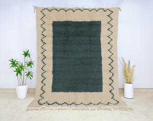 พรมบูจาดโมร็อกโกคุณภาพเยี่ยม ทอมือ ลายคิลิม ทำจากขนสัตว์/ไหม ทนต่อคราบสกปรก ใช้ได้สองด้าน เหมาะสำหรับคริสต์มาสและตรุษจีน - Product Image 4