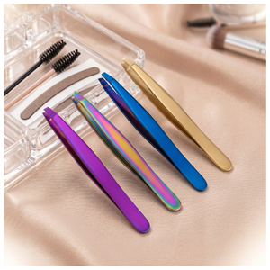 Pinzas de Acero Inoxidable para Cejas, Pinzas de Precisión para Depilación Facial, Herramientas de Belleza para Maquilladores y Esteticistas - Product Image 6