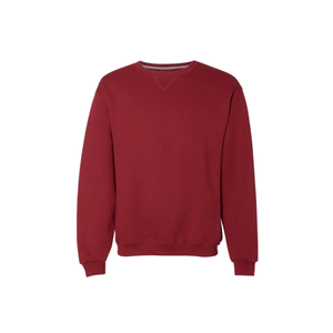 Men's Custom Crew Neck Sweatshirt <b>Thick</b> <b>Fleece</b> Long Sleeve Solid Color Casual Pullover Regular Fit - Product Image 1
