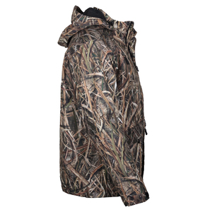 Veste de chasse au camouflage personnalisé pour la chasse aux oiseaux aquatiques, veste d'hiver respirante en polyester pour la chasse en plein air pour hommes - Product Image 5