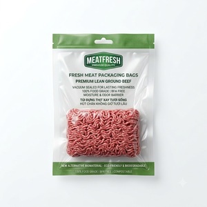 Sacs d'emballage pour viande fraîche de qualité alimentaire, scellés sur trois côtés, avec fermeture thermoscellée pour un stockage sûr et une durée de conservation prolongée - Product Image 6