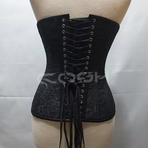 High Compression Underbust 24 Steel Boned Brocade Waist <b>Trainer</b> Corset - Product Image 5