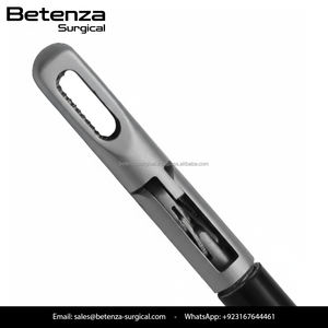 Pinza laparoscópica manual recta de acero inoxidable de grado médico, varios tamaños, autoclavable, quirúrgica, ergonómica - Product Image 3