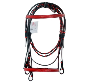 Premium Leather <b>Horse</b> Bridle | Adjustable Western Style Anatomical Padded Headstall Comfortable Equestrian Riding Tack Gear Line - Product Image 3