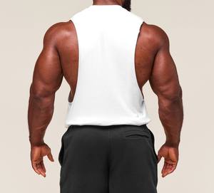 Camiseta Deportiva de Algodón con Logotipo Personalizado al por Mayor, Camiseta sin Mangas para Correr, Ropa Deportiva, Camiseta de Gimnasio para Hombre - Product Image 5