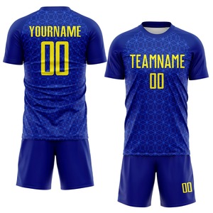 Uniforme de fútbol personalizado, conjunto de camiseta y pantalones cortos para hombre, de secado rápido, ropa deportiva para equipo de fútbol, transpirable - Product Image 1
