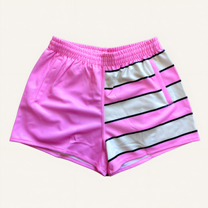 Top Quality Rugby Football Uniform <b>Shorts</b> <b>Polyester</b> Sportswear Team Wear With Elastic Waste wholesale price cheap rate OEM - Product Image 2