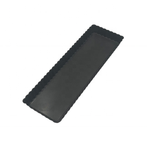 Moule rectangulaire 36cm X 12cm avec base amovible, moule antiadhésif pour quiche à pizza, outils de pâtisserie - Product Image 5