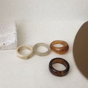 Colorful Handmade Resin Ring Stylish Unisex Fashion Accessory - Product Image 4