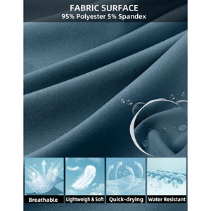 กางเกงวอร์มออกกำลังกายคุณภาพสูงสำหรับผู้ชาย ปี 2026 น้ำหนัก 220 กรัม ผ้าฝ้าย 75% โพลีเอสเตอร์ 25% ระบายอากาศได้ดี แห้งเร็ว กางเกงกีฬาลำลองสำหรับผู้ชาย - Product Image 6