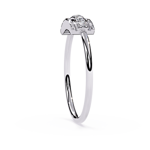 Bague de luxe en diamant de laboratoire, or massif 9K/10K/14K/18K, certifiée IGI, taille brillant rond, tendance, cadeau de mariage pour femme - Product Image 3