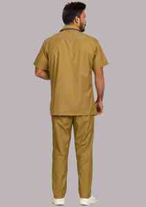 Premium Rayon Hospital Uniform <b>Set</b> with Contrast Piping, Unisex Medical Scrub Suit, <b>Doctor</b> Nurse Workwear, Healthcare Uniform - Product Image 2