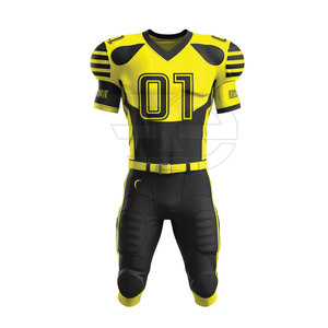 Comfort American Football Uniform Soft Touch Quick Dry Fabric Suitable For <b>Long</b> Hours Training And <b>Match</b> Play - Product Image 2
