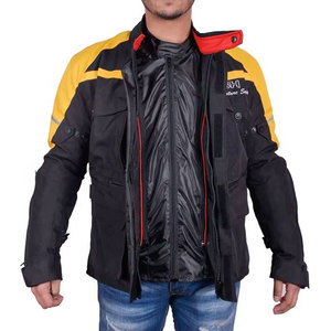 Chaqueta de Motociclismo Impermeable de Cordura Hecha a Medida para Hombre, Chaqueta de Aventura con Protección CE Reforzada - Product Image 1