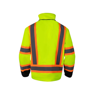 Waterproof Men Reflective Safety <b>Jacket</b> Hi Vis Workwear Coat for Factory Construction and Roadside <b>Workers</b> - Product Image 3