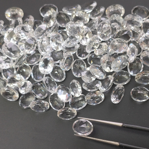 Topacio Blanco Natural 9x7MM Corte Ovalado de la Mejor Calidad, Piedra Preciosa Suelta Calibrada para la Creación de Joyería de Diseño - Product Image 2