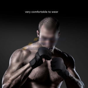 ถุงมือ MMA รุ่นใหม่ล่าสุด สีดำล้วน คุณภาพสูง สำหรับฝึกซ้อมมวย จากผู้จัดจำหน่ายชั้นนำ - Product Image 1