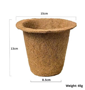 Maceta de Fibra de Coco Natural, Contenedor Biodegradable para Cultivo en Viveros - Product Image 1