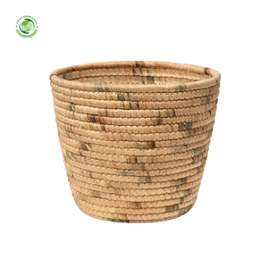 Juego de 2 Cestas Multiusos de Jacinto de Agua, Hechas a Mano, para Almacenamiento, Venta al por Mayor, Ecológicas, Hechas en Vietnam - Product Image 4