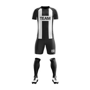 Vente en gros de kits de vêtements de sport en polyester 100% à bas prix, ensembles de vêtements de football, uniformes de football personnalisés pour hommes, maillots de football avec logo - Product Image 5