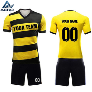 Uniforme de Fútbol de Nuevo Diseño al por Mayor, Personalizado, de Alta Calidad, Ligero y Transpirable para Hombre y Unisex - Product Image 1