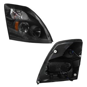 Phare avant à LED noir style usine pour Volvo VNL 2004-2014, faisceau haut/bas, côté droit/passager - Product Image 2