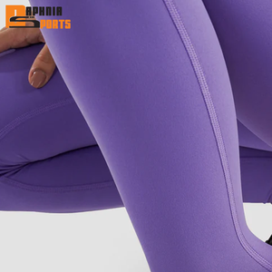 Leggings Deportivos de Cintura Alta, Súper Suaves, Elásticos, Ligeros, Transpirables, de Secado Rápido, Ecológicos, para Gimnasio y Yoga, con Cintura Elástica - Product Image 3