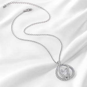 Collier pendentif en argent sterling 925 avec moissanite, forme ovale, diamant, cadeau d'anniversaire, bijoux - Product Image 1