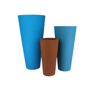 Vente en gros FRP matériel classique fleurs artificielles meilleure offre intérieur/extérieur jardinière décorative jardins dernière maison pot de fleur - Product Image 5