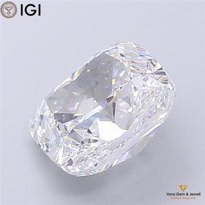 Diamant de laboratoire CVD 4,01 carats, clarté VVS1, couleur D, taille coussin, certifié IGI pour bague de mariage personnalisée ou cadeau - Product Image 6