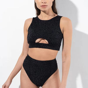 Haut de performance pour femme de haute qualité pour la pole dance 2026, col montant, léger, respirant, en tissu extensible, fourniture OEM - Product Image 1