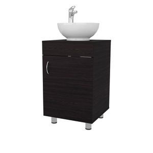 Mobile Bagno Integrato in Wengue con Lavabo e Rubinetto - Collezione Premium - Product Image 5